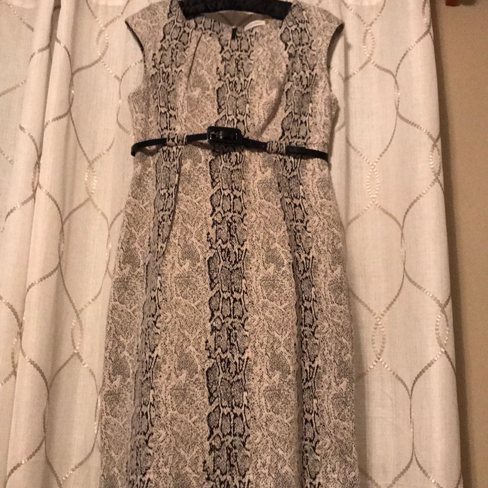 Calvin Klein knit empire waist above knee dress